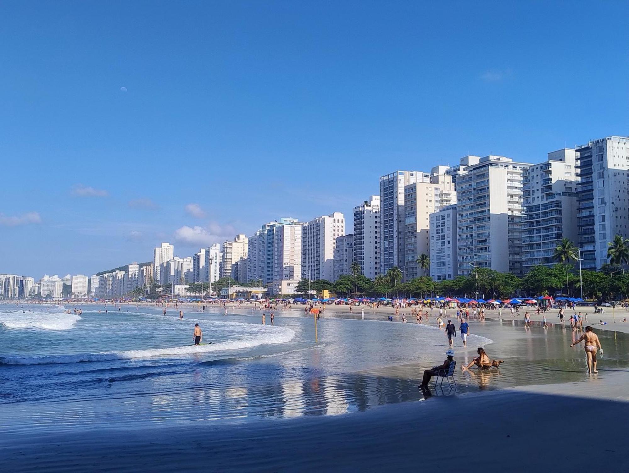Apartamento Edifício Arpoador  Guarujá Exterior foto
